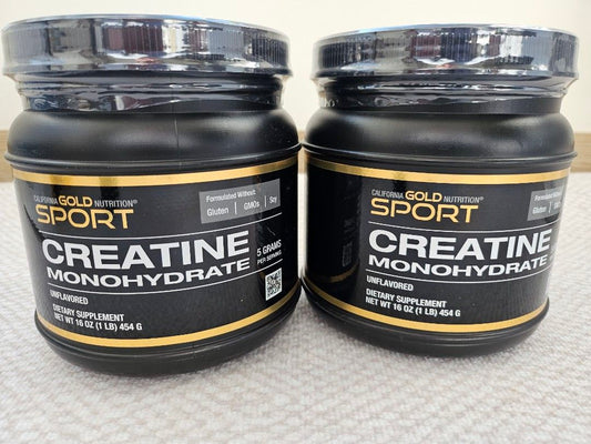 California Gold Nutrition 水肌酸粉 Creatine Monohydrate, 健身增肌、提升爆發力