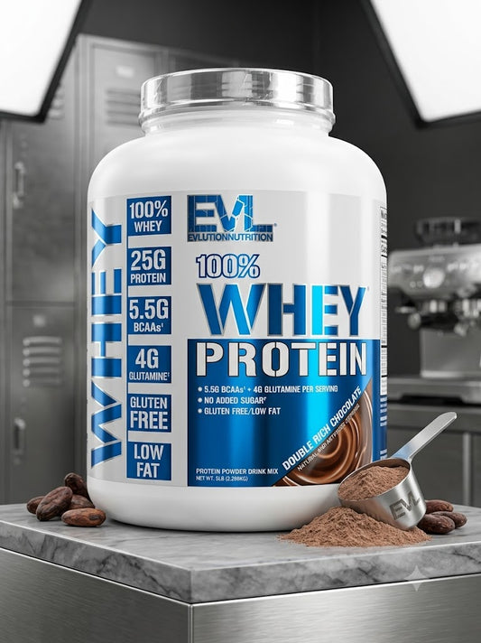EVLution Nutrition 100% 純乳清蛋白粉 EVL Whey Protein 5磅 | 25g蛋白質 增肌、維持肌肉量