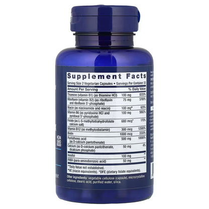 Life Extension BioActive Complete B-Complex 60粒 | 生物活性形式 提升能量 消除疲勞 支援神經健康