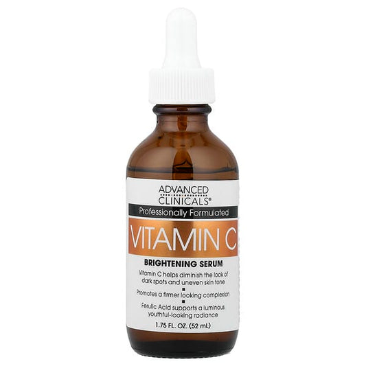 Advanced Clinicals Vitamin C Serum 維他命C精華 52ml | 淡斑提亮 抗氧化緊緻 均勻膚色 阿魏酸配方