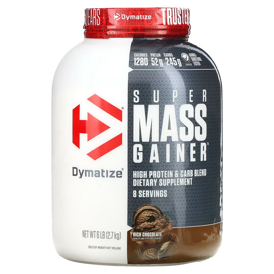 Dymatize Super Mass Gainer 增重粉 6磅 - 1280卡/份，52g蛋白質，極速增重