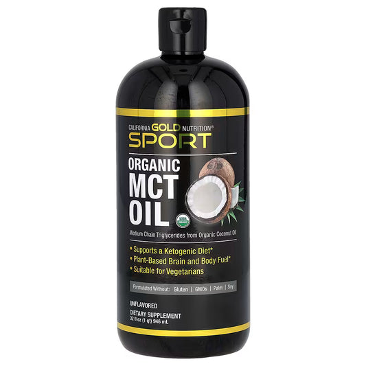 California Gold Nutrition MCT Oil 中鏈脂肪酸油 946ml | 生酮飲食 燃脂增能 快速吸收