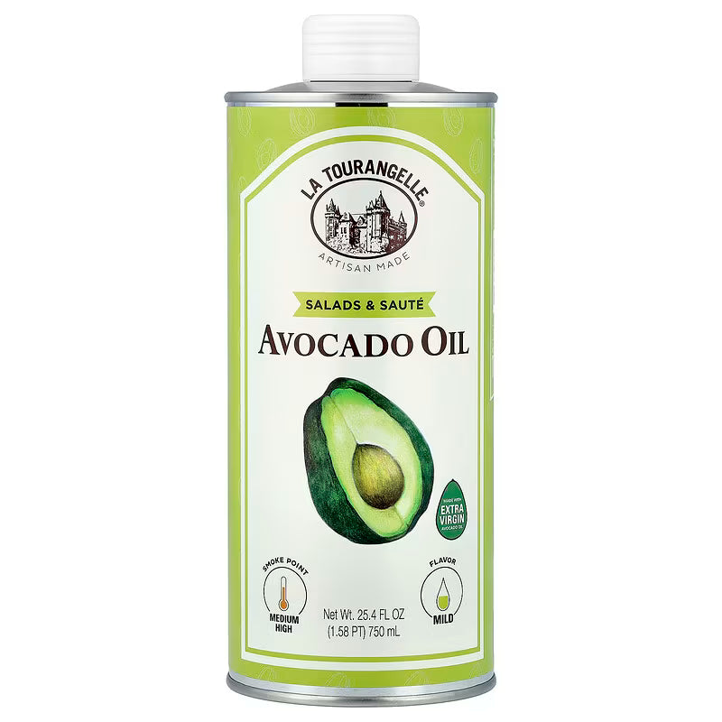 La Tourangelle 清淡可口酪梨油 Avocado Oil 750ml | 高煙點烹調 冷壓初榨 健康好油
