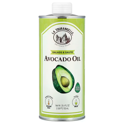 La Tourangelle 清淡可口酪梨油 Avocado Oil 750ml | 高煙點烹調 冷壓初榨 健康好油