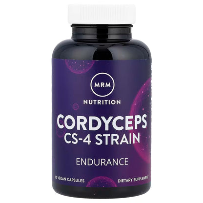 MRM Nutrition Cordyceps CS-4 冬蟲夏草 60粒 750mg | 提升耐力 增強體能 支援免疫 呼吸系統健康