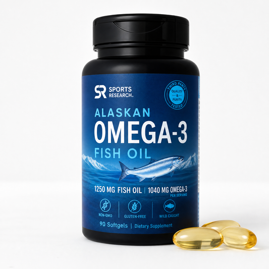 Sports Research 阿拉斯加 Omega-3 魚油 90粒