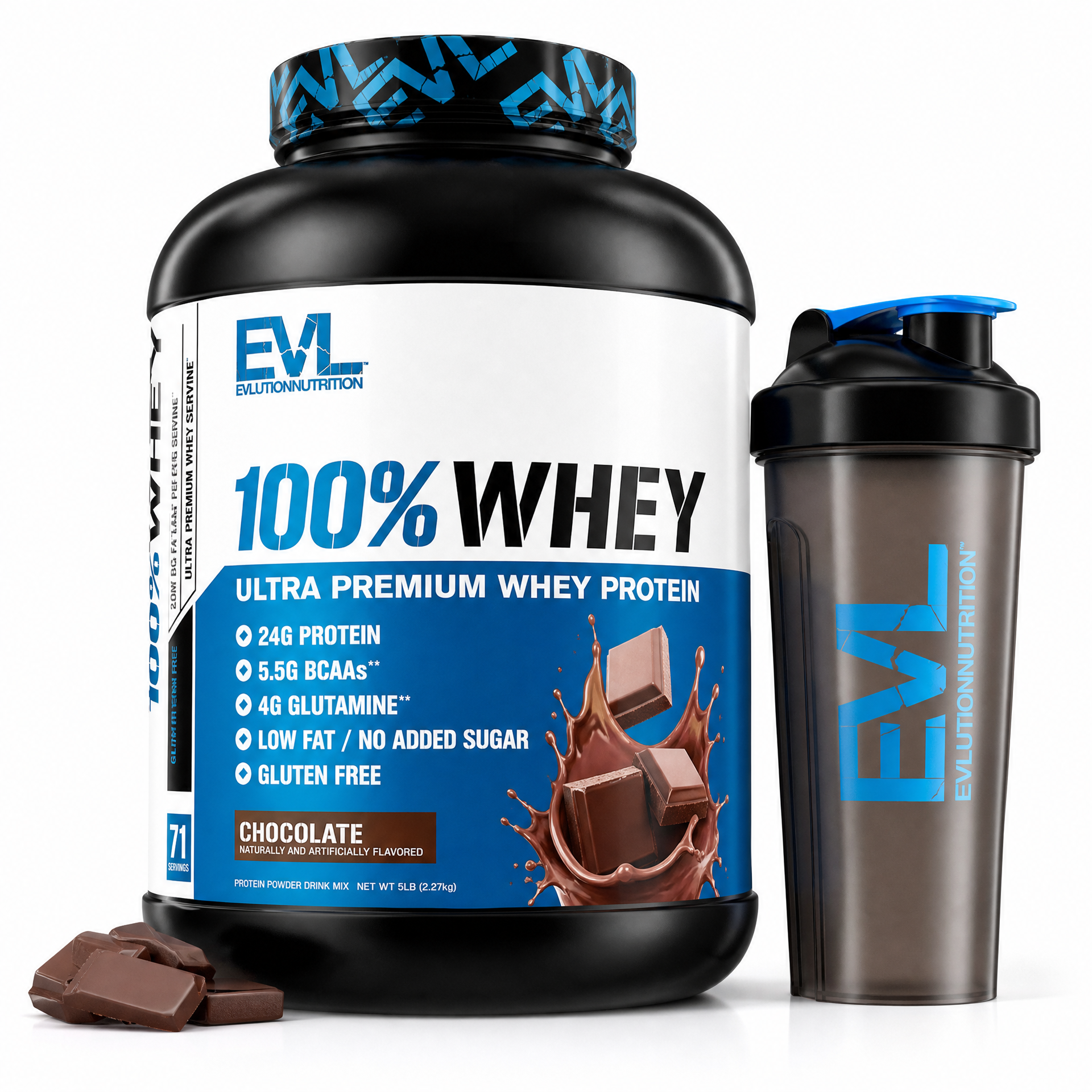 EVL 100% 乳清蛋白粉 5磅