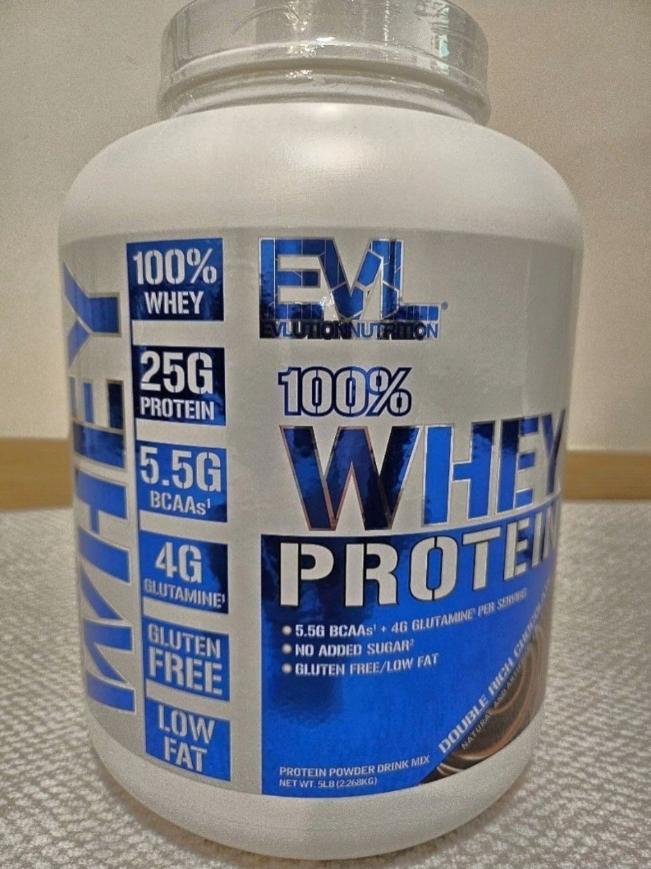 [現貨] EVL 100% 純乳清蛋白粉 Whey Protein 5磅 | 25g蛋白質