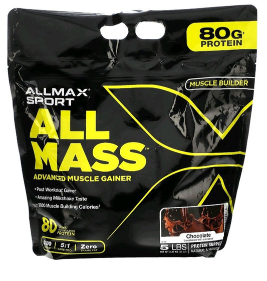 ALLMAX ALL MASS 增重蛋白粉 Whey Protein (6磅) | 80g蛋白極速增重