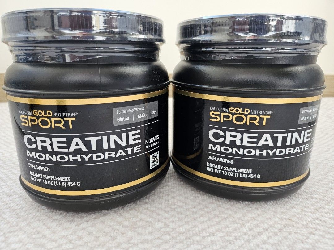 California Gold Nutrition 水肌酸粉 Creatine Monohydrate, 健身增肌、提升爆發力