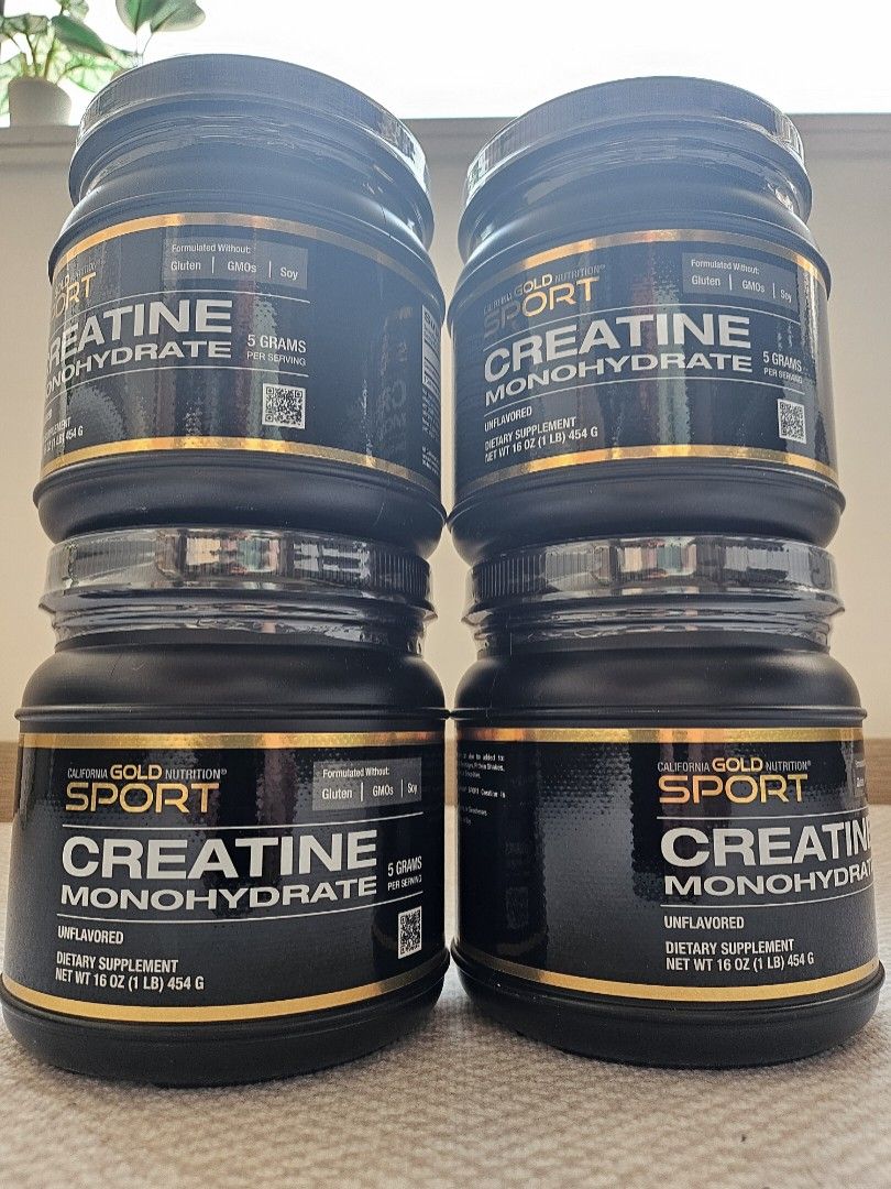 California Gold Nutrition 水肌酸粉 Creatine Monohydrate, 健身增肌、提升爆發力